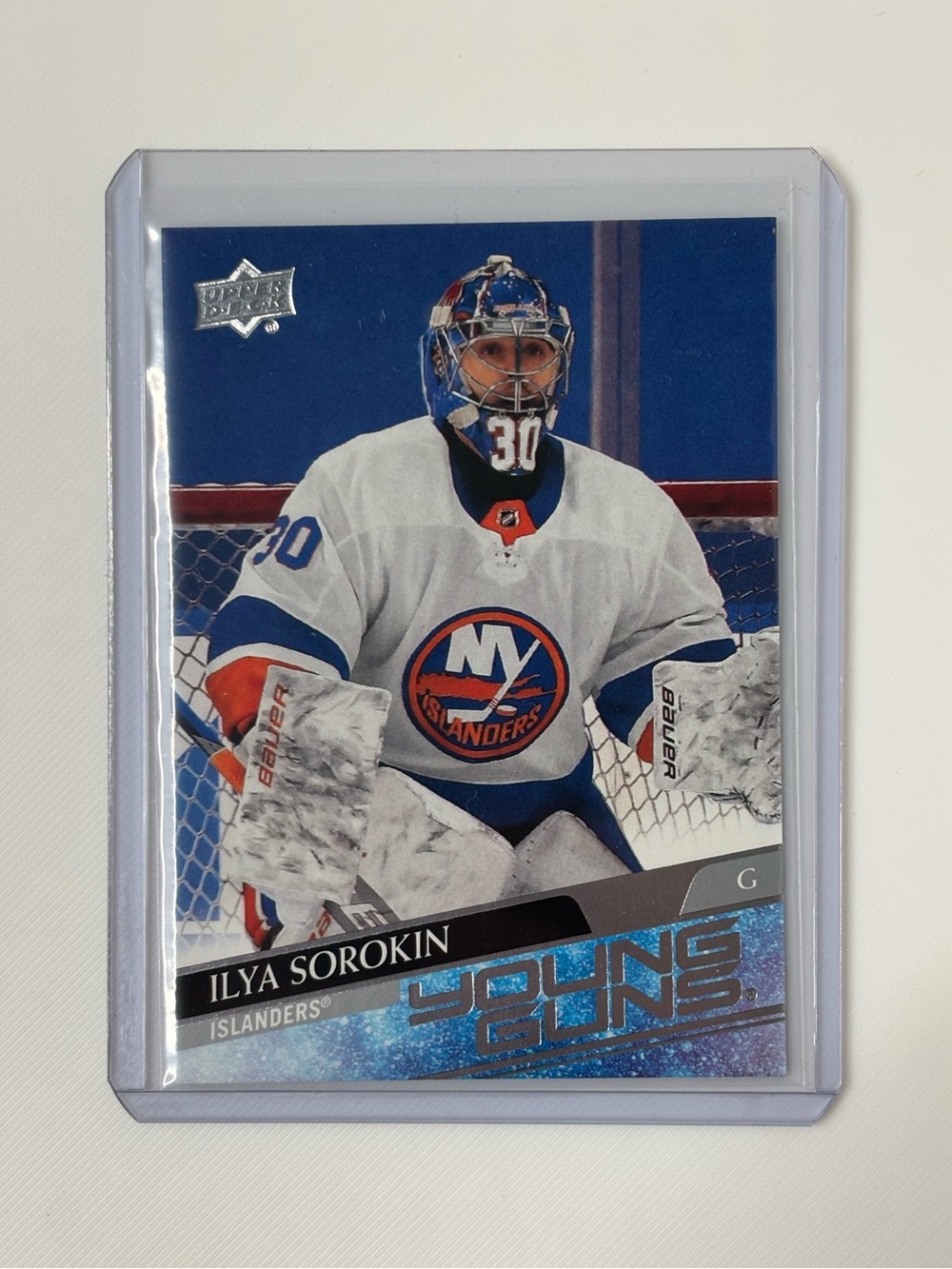 Ilya Sorokin 2020-21 Upper Deck Young Guns Rookie RC #461 Islanders